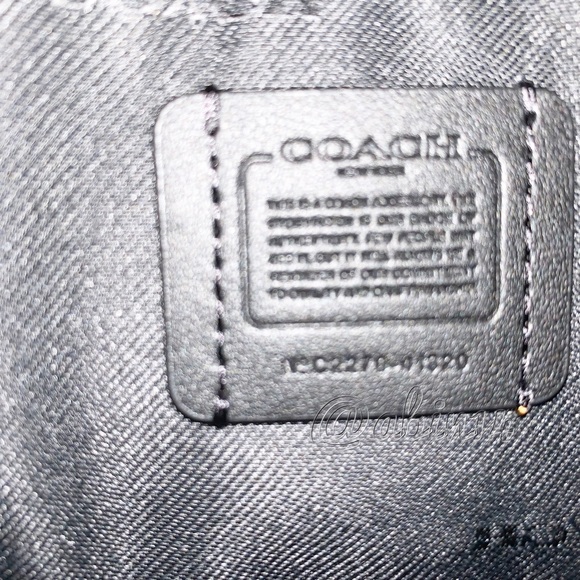 NWT Coach Black Leather Messenger Crossbody Bag Purse - Picture 4 of 6